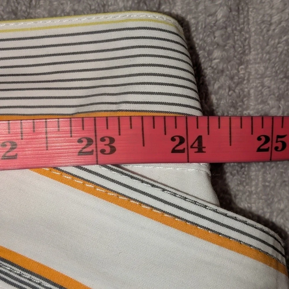 Free Assembly Womens 2X Striped Button Front Midi Skirt High Waist Tie‎ Belt NWT